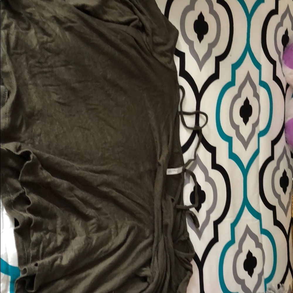 A green crop top shirt from Ross